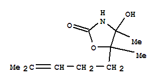 (9ci)-4-羥基-4,5-二甲基-5-(4-甲基-3-戊烯基)-2-噁唑烷酮結(jié)構(gòu)式_405278-53-7結(jié)構(gòu)式