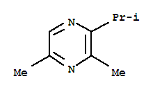 Pyrazine, 2,6-dimethyl-3-(1-methylethyl)-(9ci)Structure,40790-19-0Structure Pyrazine, 2,6-dimethyl-3-(1-methylethyl)-(9ci) Structure,40790-19-0Structure