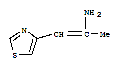 1-Propen-2-amine, 1-(4-thiazolyl)-Structure,408352-44-3Structure 1-Propen-2-amine, 1-(4-thiazolyl)- Structure,408352-44-3Structure