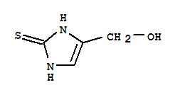 (9ci)-1,3-二氫-4-(羥基甲基)-2H-咪唑-2-硫酮結(jié)構(gòu)式_412013-02-6結(jié)構(gòu)式