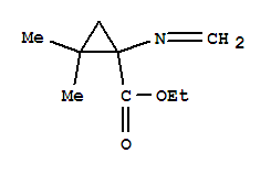 (9ci)-2,2-二甲基-1-(亞甲基氨基)-環(huán)丙烷羧酸乙酯結構式_412346-43-1結構式