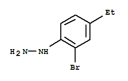 Hydrazine, (2-bromo-4-ethylphenyl)-(9ci)Structure,412925-71-4Structure Hydrazine, (2-bromo-4-ethylphenyl)-(9ci) Structure,412925-71-4Structure