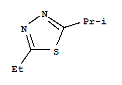 1,3,4-Thiadiazole, 2-ethyl-5-(1-methylethyl)-Structure,41398-03-2Structure 1,3,4-Thiadiazole, 2-ethyl-5-(1-methylethyl)- Structure,41398-03-2Structure