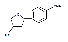 Furan, 4-ethyltetrahydro-2-(4-methoxyphenyl)-(9ci)Structure,415936-10-6Structure Furan, 4-ethyltetrahydro-2-(4-methoxyphenyl)-(9ci) Structure,415936-10-6Structure