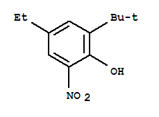 Phenol, 2-(1,1-dimethylethyl)-4-ethyl-6-nitro-(9ci)Structure,418805-50-2Structure Phenol, 2-(1,1-dimethylethyl)-4-ethyl-6-nitro-(9ci) Structure,418805-50-2Structure