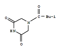 2,6-Piperazinedione,4-(3-methyl-1-oxobutyl)-(9ci)Structure,419538-87-7Structure 2,6-Piperazinedione,4-(3-methyl-1-oxobutyl)-(9ci) Structure,419538-87-7Structure