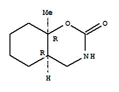 (4ar,8ar)-rel-(9ci)-八氫-8a-甲基-2H-1,3-苯并噁嗪-2-酮結構式_421765-80-2結構式