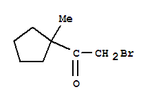 (9ci)-2-溴-1-(1-甲基環(huán)戊基)-乙酮結(jié)構式_42253-38-3結(jié)構式