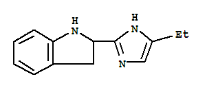 1H-indole,2-(4-ethyl-1h-imidazol-2-yl)-2,3-dihydro-(9ci) Structure,422572-50-7Structure