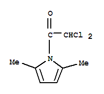 (9ci)-1-(二氯乙?；?-2,5-二甲基-1H-吡咯結(jié)構(gòu)式_42277-24-7結(jié)構(gòu)式
