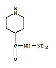 哌啶-4-碳酰肼結(jié)構(gòu)式_42596-58-7結(jié)構(gòu)式