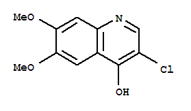 4-Quinolinol, 3-chloro-6,7-dimethoxy-Structure,426843-15-4Structure 4-Quinolinol, 3-chloro-6,7-dimethoxy- Structure,426843-15-4Structure