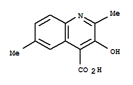 4-Quinolinecarboxylicacid,3-hydroxy-2,6-dimethyl-(9ci)Structure,42757-89-1Structure 4-Quinolinecarboxylicacid,3-hydroxy-2,6-dimethyl-(9ci) Structure,42757-89-1Structure