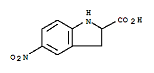 (9ci)-2,3-二氫-5-硝基-1H-吲哚-2-羧酸結(jié)構(gòu)式_428861-44-3結(jié)構(gòu)式