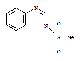 (9ci)-1-(甲基磺?；?-1H-苯并咪唑結(jié)構(gòu)式_43215-10-7結(jié)構(gòu)式