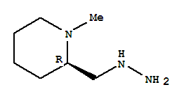 Piperidine, 2-(hydrazinomethyl)-1-methyl-, (2r)-(9ci)Structure,432518-33-7Structure Piperidine, 2-(hydrazinomethyl)-1-methyl-, (2r)-(9ci) Structure,432518-33-7Structure