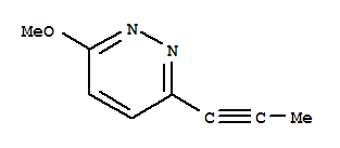 Pyridazine, 3-methoxy-6-(1-propynyl)-(9ci)Structure,434937-93-6Structure Pyridazine, 3-methoxy-6-(1-propynyl)-(9ci) Structure,434937-93-6Structure