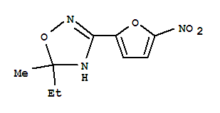 (9ci)-5-乙基-2,5-二氫-5-甲基-3-(5-硝基-2-呋喃)-1,2,4-噁二唑結(jié)構(gòu)式_438622-37-8結(jié)構(gòu)式