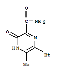 Pyrazinecarboxamide, 6-ethyl-3,4-dihydro-5-methyl-3-oxo-(9ci)Structure,440124-22-1Structure Pyrazinecarboxamide, 6-ethyl-3,4-dihydro-5-methyl-3-oxo-(9ci) Structure,440124-22-1Structure