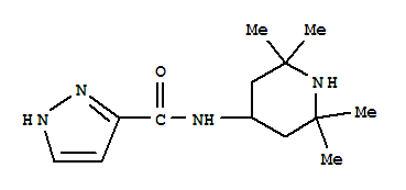 (9ci)-n-(2,2,6,6-四甲基-4-哌啶基)-1H-吡唑-3-羧酰胺結(jié)構(gòu)式_442659-34-9結(jié)構(gòu)式