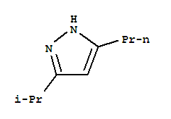 (9ci)-3-(1-甲基乙基)-5-丙基-1H-吡唑結(jié)構(gòu)式_442886-94-4結(jié)構(gòu)式