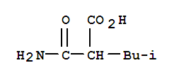 Pentanoic acid, 2-(aminocarbonyl)-4-methyl-Structure,4431-58-7Structure Pentanoic acid, 2-(aminocarbonyl)-4-methyl- Structure,4431-58-7Structure