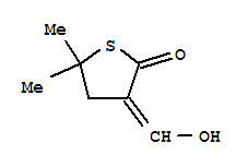 (9ci)-二氫-3-(羥基亞甲基)-5,5-二甲基-2(3H)-噻吩酮結(jié)構(gòu)式_444615-95-6結(jié)構(gòu)式