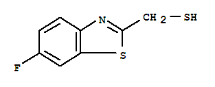 2-Benzothiazolemethanethiol,6-fluoro-(9ci)Structure,452-41-5Structure 2-Benzothiazolemethanethiol,6-fluoro-(9ci) Structure,452-41-5Structure