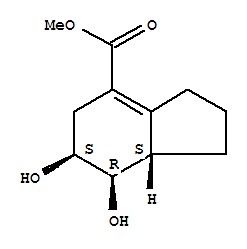 1H-indene-4-carboxylic acid, 2,3,5,6,7,7a-hexahydro-6,7-dihydroxy-, methyl ester, (6r,7s,7ar)-rel- (9ci) Structure,452976-62-4Structure