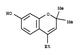 (9ci)-4-乙基-2,2-二甲基-2H-1-苯并吡喃-7-醇結(jié)構(gòu)式_453593-24-3結(jié)構(gòu)式