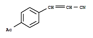 (9ci)-3-(4-乙?；交?-2-丙烯腈結(jié)構(gòu)式_457602-70-9結(jié)構(gòu)式
