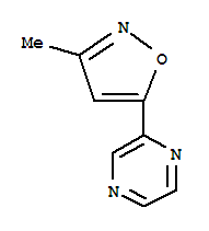 Pyrazine, (3-methyl-5-isoxazolyl)-(9ci)Structure,457654-03-4Structure Pyrazine, (3-methyl-5-isoxazolyl)-(9ci) Structure,457654-03-4Structure