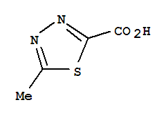 1,3,4-Thiadiazole-2-carboxylic acid, 5-methyl-Structure,501698-31-3Structure 1,3,4-Thiadiazole-2-carboxylic acid, 5-methyl- Structure,501698-31-3Structure