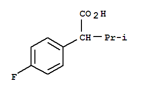 2-(4-氟苯基)異戊酸結(jié)構(gòu)式_51632-33-8結(jié)構(gòu)式