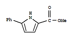 1H-Pyrrole-2-carboxylic acid, 5-phenyl-, methyl esterStructure,52179-72-3Structure 1H-Pyrrole-2-carboxylic acid, 5-phenyl-, methyl ester Structure,52179-72-3Structure