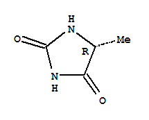 (R)-5-甲基乙內(nèi)酰脲結(jié)構(gòu)式_55147-68-7結(jié)構(gòu)式