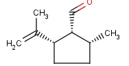 Cyclopentanecarboxaldehyde,2-methyl-5-(1-methylethenyl)-,(1r,2r,5s)-Structure,55253-28-6Structure Cyclopentanecarboxaldehyde,2-methyl-5-(1-methylethenyl)-,(1r,2r,5s)- Structure,55253-28-6Structure
