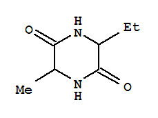 (8ci,9ci)-3-乙基-6-甲基-2,5-哌嗪二酮結(jié)構(gòu)式_5625-48-9結(jié)構(gòu)式