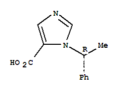 (R)-(+)-1-(1-phenylethyl)-1h-imidazole-5-carboxylic acidStructure,56649-48-0Structure (R)-(+)-1-(1-phenylethyl)-1h-imidazole-5-carboxylic acid Structure,56649-48-0Structure