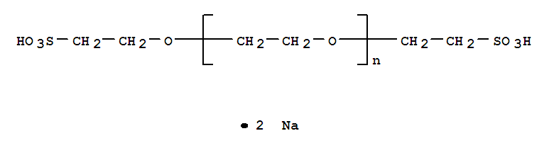 Poly(oxy-1,2-ethanediyl), .alpha.-(2-sulfoethyl)-.omega.-(2-sulfoethoxy)-, disodium saltStructure,56710-57-7Structure Poly(oxy-1,2-ethanediyl), .alpha.-(2-sulfoethyl)-.omega.-(2-sulfoethoxy)-, disodium salt Structure,56710-57-7Structure