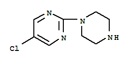 Pyrimidine, 5-chloro-2-(1-piperazinyl)-Structure,59215-40-6Structure Pyrimidine, 5-chloro-2-(1-piperazinyl)- Structure,59215-40-6Structure