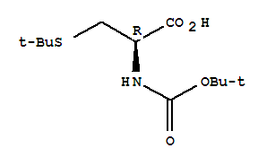 Boc-cys(tbu)-ohStructure,60143-30-8Structure Boc-cys(tbu)-oh Structure,60143-30-8Structure