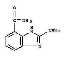 1H-benzimidazole-4-carboxamide,2-(methylamino)-(9ci) Structure,636574-51-1Structure