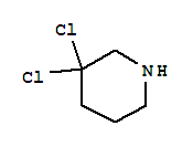 (9CI)-3,3-二氯-哌啶結(jié)構(gòu)式_637007-37-5結(jié)構(gòu)式