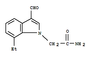 (9ci)-7-乙基-3-甲?；?1H-吲哚-1-乙酰胺結構式_639810-79-0結構式