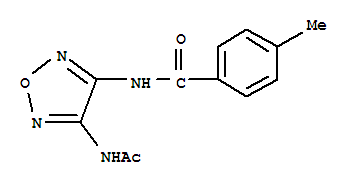(9ci)-n-[4-(乙?；被?-1,2,5-噁二唑-3-基]-4-甲基-苯甲酰胺結(jié)構(gòu)式_640238-19-3結(jié)構(gòu)式