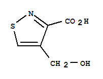 4-(Hydroxymethyl)-1,2-thiazole-3-carboxylic acidStructure,64024-49-3Structure 4-(Hydroxymethyl)-1,2-thiazole-3-carboxylic acid Structure,64024-49-3Structure