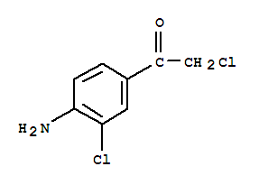 Ethanone,1-(4-amino-3-chlorophenyl)-2-chloro-(9ci)Structure,64210-48-6Structure Ethanone,1-(4-amino-3-chlorophenyl)-2-chloro-(9ci) Structure,64210-48-6Structure