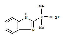 (9ci)-2-(2-氟-1,1-二甲基乙基)-1H-苯并咪唑結(jié)構(gòu)式_64241-73-2結(jié)構(gòu)式