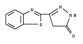 (9CI)-5-(2-苯并噻唑)-2,4-二氫-3H-吡唑-3-酮結(jié)構(gòu)式_64323-61-1結(jié)構(gòu)式
